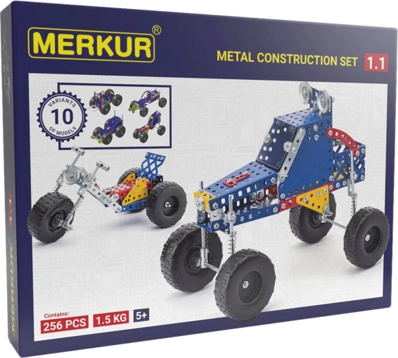 Merkur Extreme Buggy fém építőjáték 256 alkatrésszel