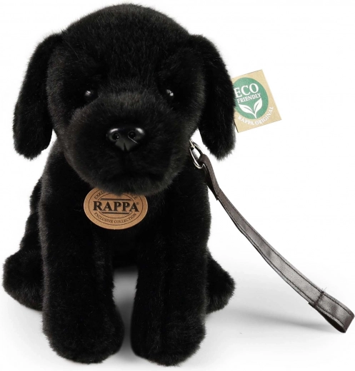 plüss fekete labrador kutya 25 cm környezetbarát