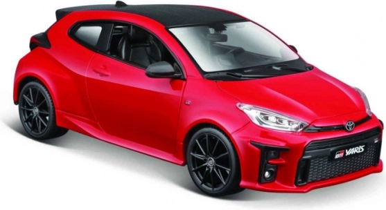 Fém modell Toyota Yaris 2021 piros 1/24