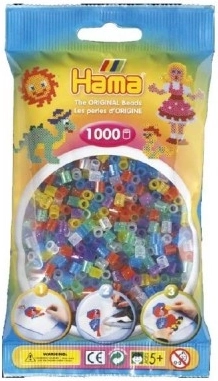 Rávasalható gyöngyök Hama MIDI csillogó, 1000 db