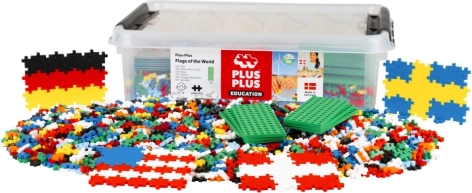 Plus-Plus doboz zászlók 2400 darab