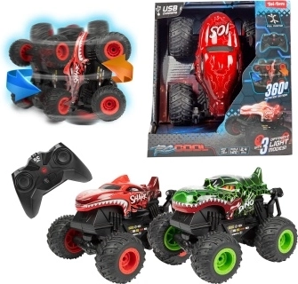 RC monster truck 1:20 távirányítós forgás funkcióval