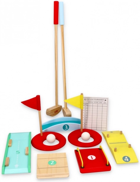 LELIN gyermek minigolf készlet