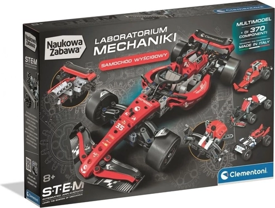 Clementoni Tudományos játék Labo Mech versenyautó