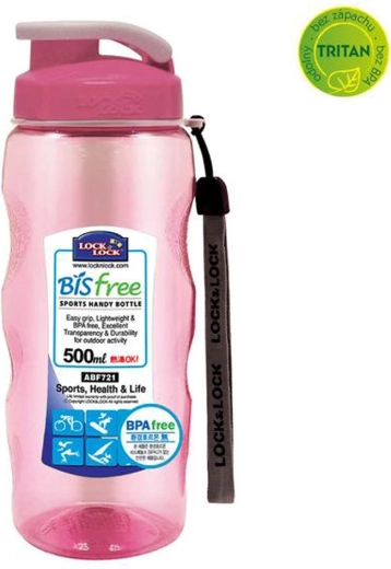 Bisfree vizespalack 500 ml, rózsaszín