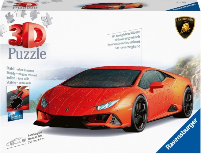 Ravensburger 3D Puzzle Lamborghini Huracán Evo Verde