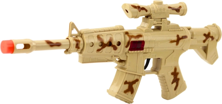 Játékpuska lövés hanggal