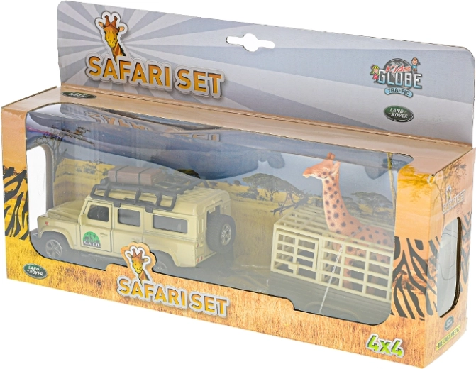 Teljes szafari készlet zsiráf figurával