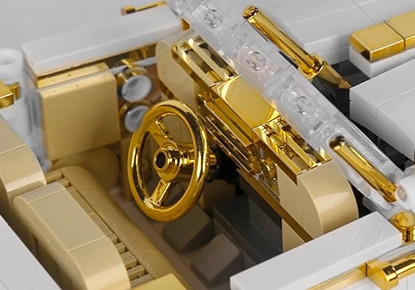 Technikai építőkészlet retro autó 952 darab 1:16