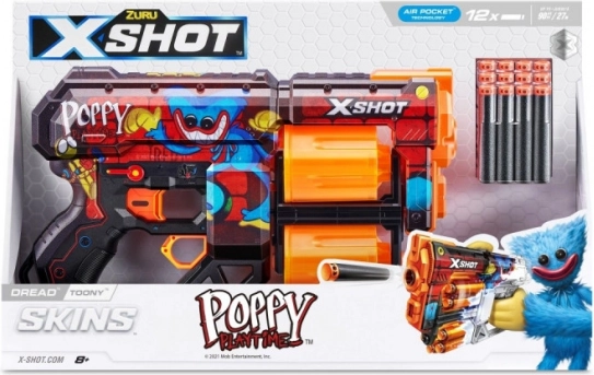 X-Shot Skins Dread Toony – gyerek habkilövő (12 nyílvessző)