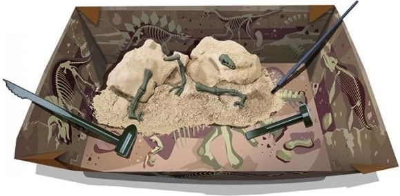Velociraptor dinoszaurusz csontváz – 4M ásatási készlet
