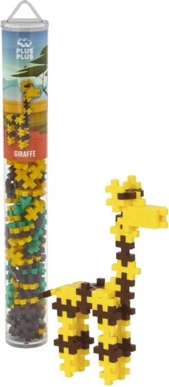 Plus-Plus zsiráf – kreatív építőkészlet tubusban (100 db)