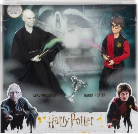 HARRY POTTER és Lord Voldemort babaszett a Trimágus Kupával