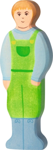 Holztiger fából készült gazda figura - 1 db