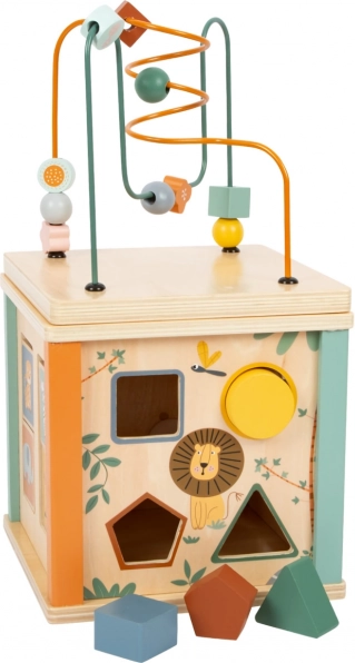 Fa motoros kocka Safari gyerekeknek