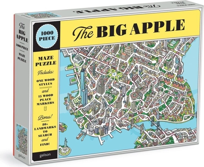 Galison puzzle Nagy Alma New York 2 az 1-ben, 1000 darab