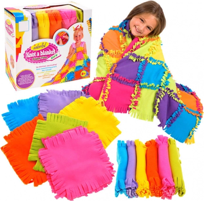DIY patchwork polár takaró gyerekeknek – kreatív készlet
