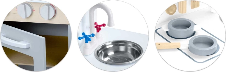 Funkcionális mosogató forgatható csappal