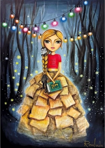 Magnolia Könyvmoly puzzle, 1000 darab