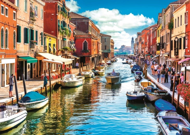 2000 darabos Murano-sziget puzzle