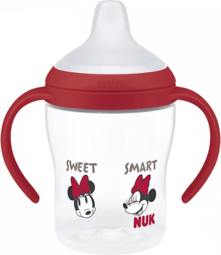 NUK Perfect Match DISNEY Minnie tanulópalack, piros, 150 ml