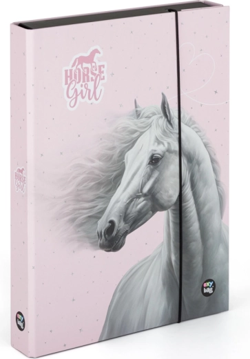 A4 Jumbo füzetdoboz – Romantic ló
