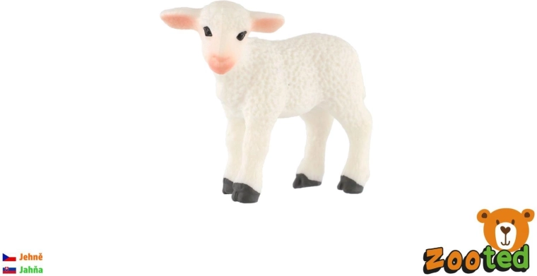 Zooted házi juh báránya figura 5 cm