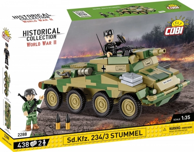 COBI Historical Collection Sd.Kfz. 234/3 Stummel 1:35 építőkészlet