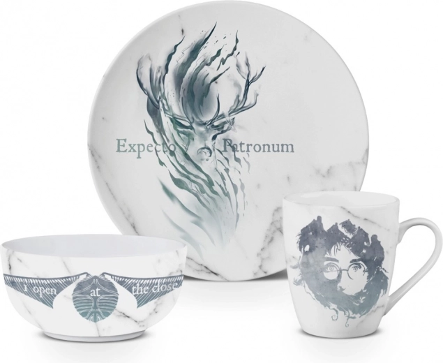 Harry Potter ajándékszett – tálka, tányér és bögre