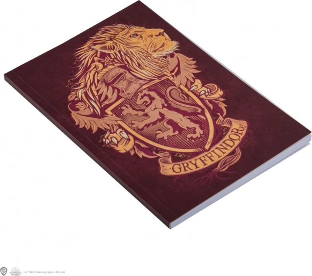 Harry Potter vonalas jegyzetfüzet Griffendél