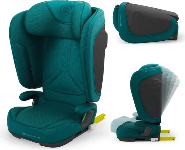 Kinderkraft Unity 2 i-Size összecsukható autósülés 100–150 cm zöld
