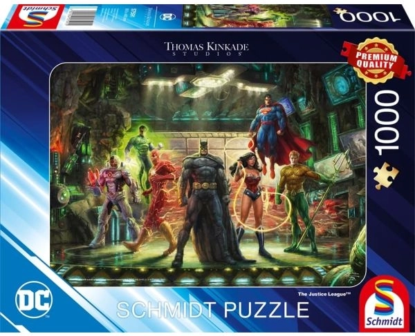 The Justice League – 1000 darabos puzzle (Thomas Kinkade kollekció)
