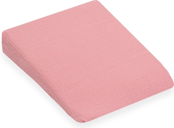 Muszlin párnahuzat gyerek ékpárnához – New Baby Standard 30 × 37 cm, rózsaszín