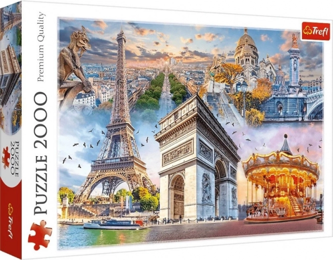 Puzzle 2000 darabos - Hétvége Párizsban