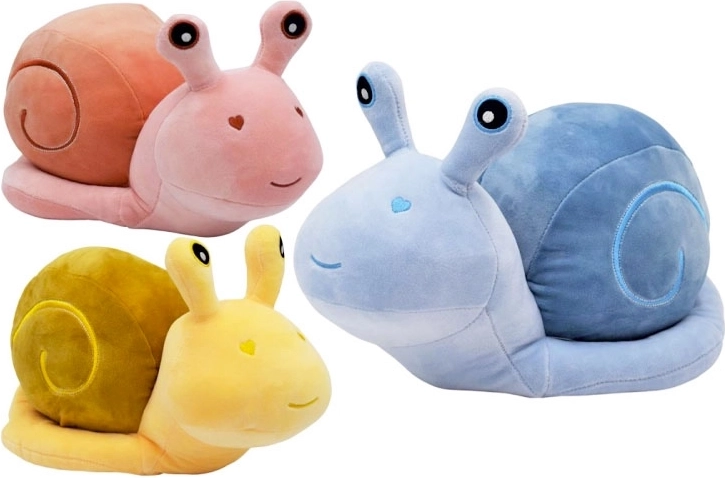 Plüss csiga 38 × 20 cm