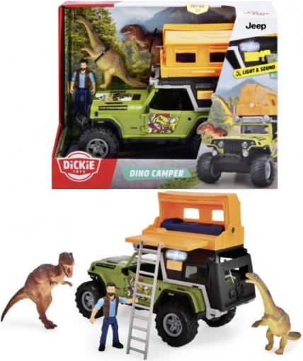 Járgány terepjáró Jeep Dino kemping szettel