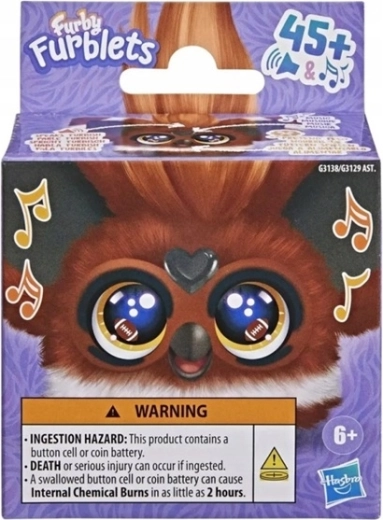 Furby Furblets Sports Foo-tee interaktív plüss mini játék csipesszel