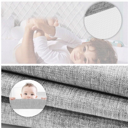 Légáteresztő háló és puha párnázás