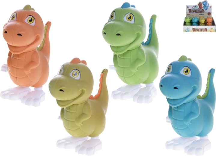 Ugráló dinoszaurusz, 11 cm, felhúzható
