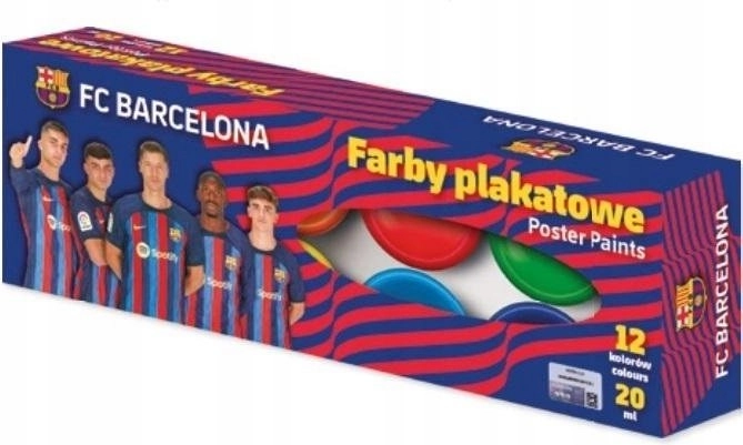 Temperafestékek ASTRA FC BARCELONA 12×20 ml
