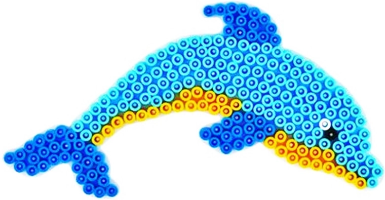 Vasalható gyöklap delfin, 5 mm-es gyöngyökhöz