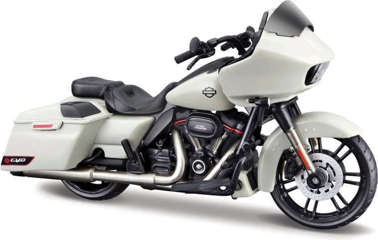 Maisto Harley-Davidson 2018 CVO Road Glide szürke-fehér 1:18