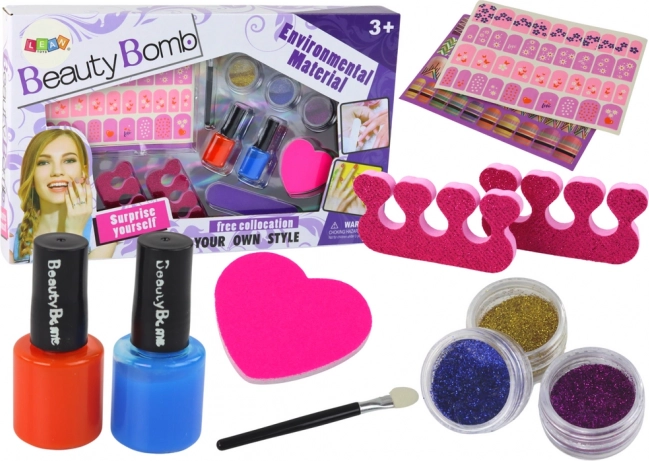 Beauty Bomb XXL körömlakkozó készlet matricákkal