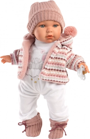 Realista síró baba Julia 42 cm
