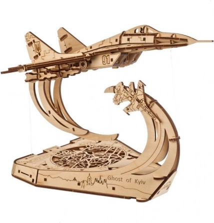 Ugears 3D fa repülőgép-modell Ghost of Kyiv (MiG–29) 1:72