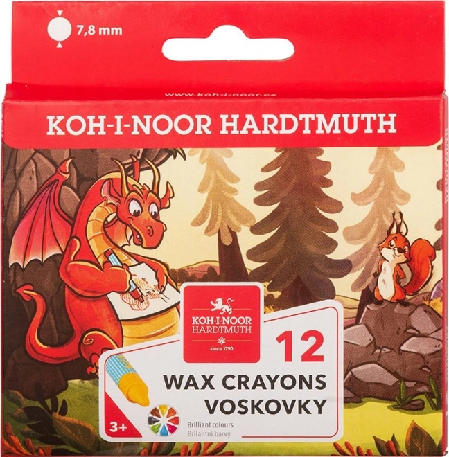 iskolai zsírkréták KOH-I-NOOR 12 db