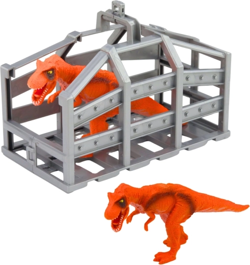 Ketrec és dinoszaurusz figurák biztonságos szállításhoz