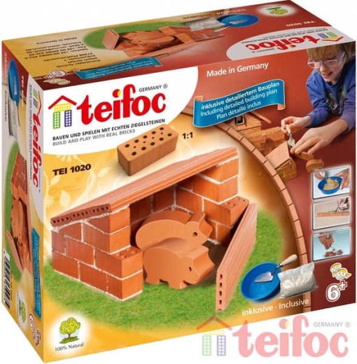 Teifoc Pigs házikó építőkészlet - 1 darab