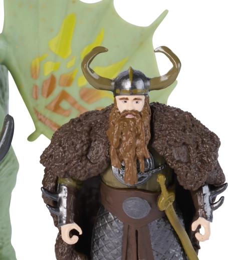 Stoick viking készen áll a nyeregbe ülni