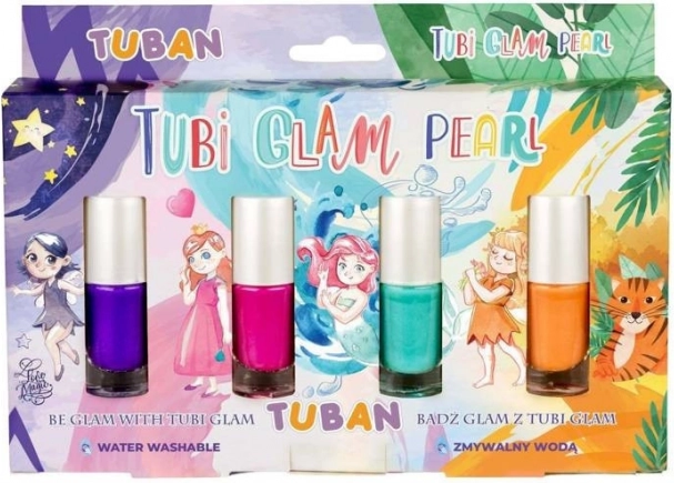 Tubi Glam körömlakk szett 4 db - gyöngyház